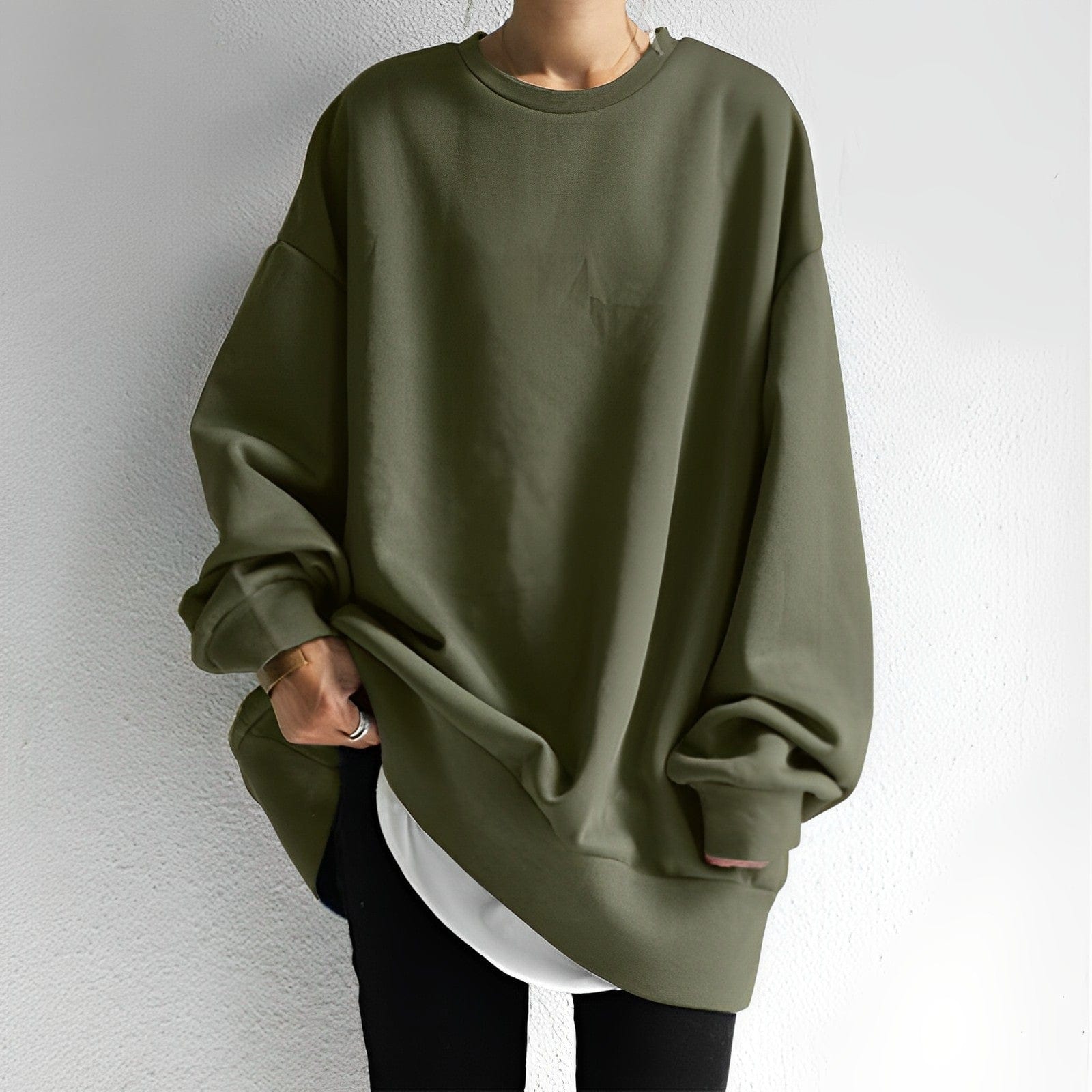 Ultra-Soft Oversized Long Sleeve Sweatshirt