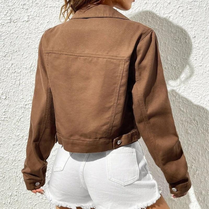 Cropped Denim Jacket for Women