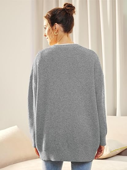 Chunky Knit Button-Front Cozy Cardigan