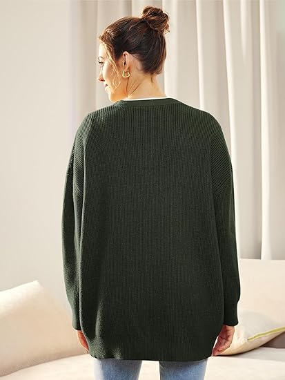 Chunky Knit Button-Front Cozy Cardigan