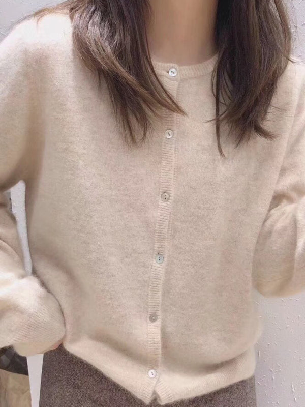 Soft Classic Button Knit Cardigan for Everyday Style