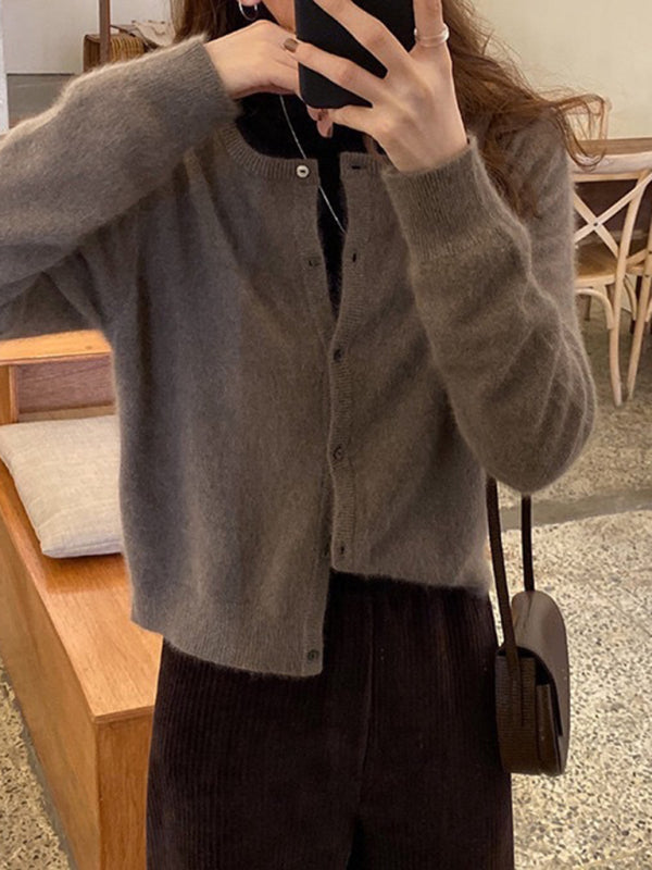 Soft Classic Button Knit Cardigan for Everyday Style