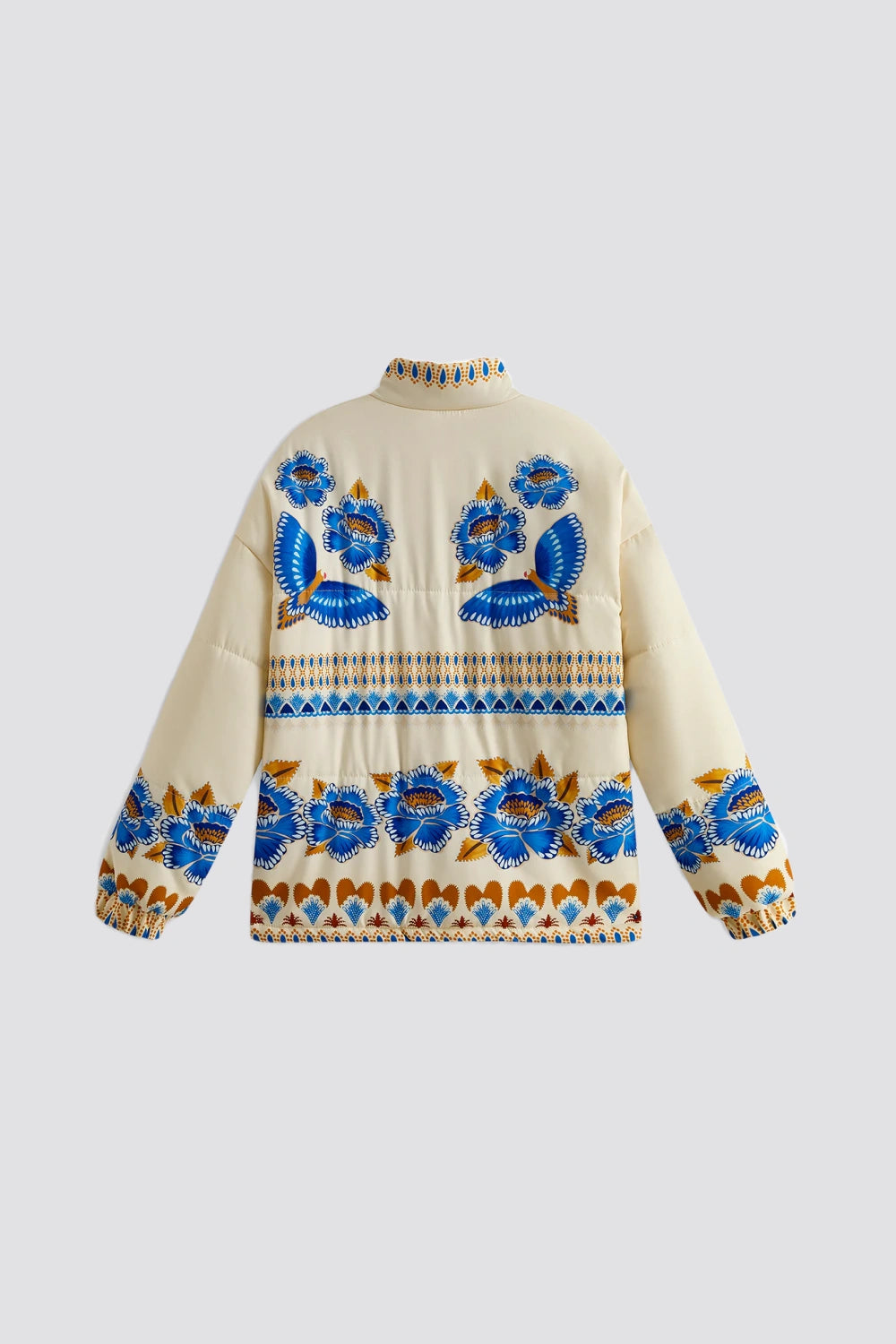 Bohemian Floral Embroidered Jacket with Folk-Inspired Design