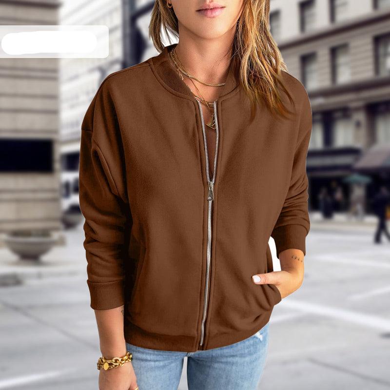 Lightweight Zip Front Casual Jacket for Everyday Comfort
