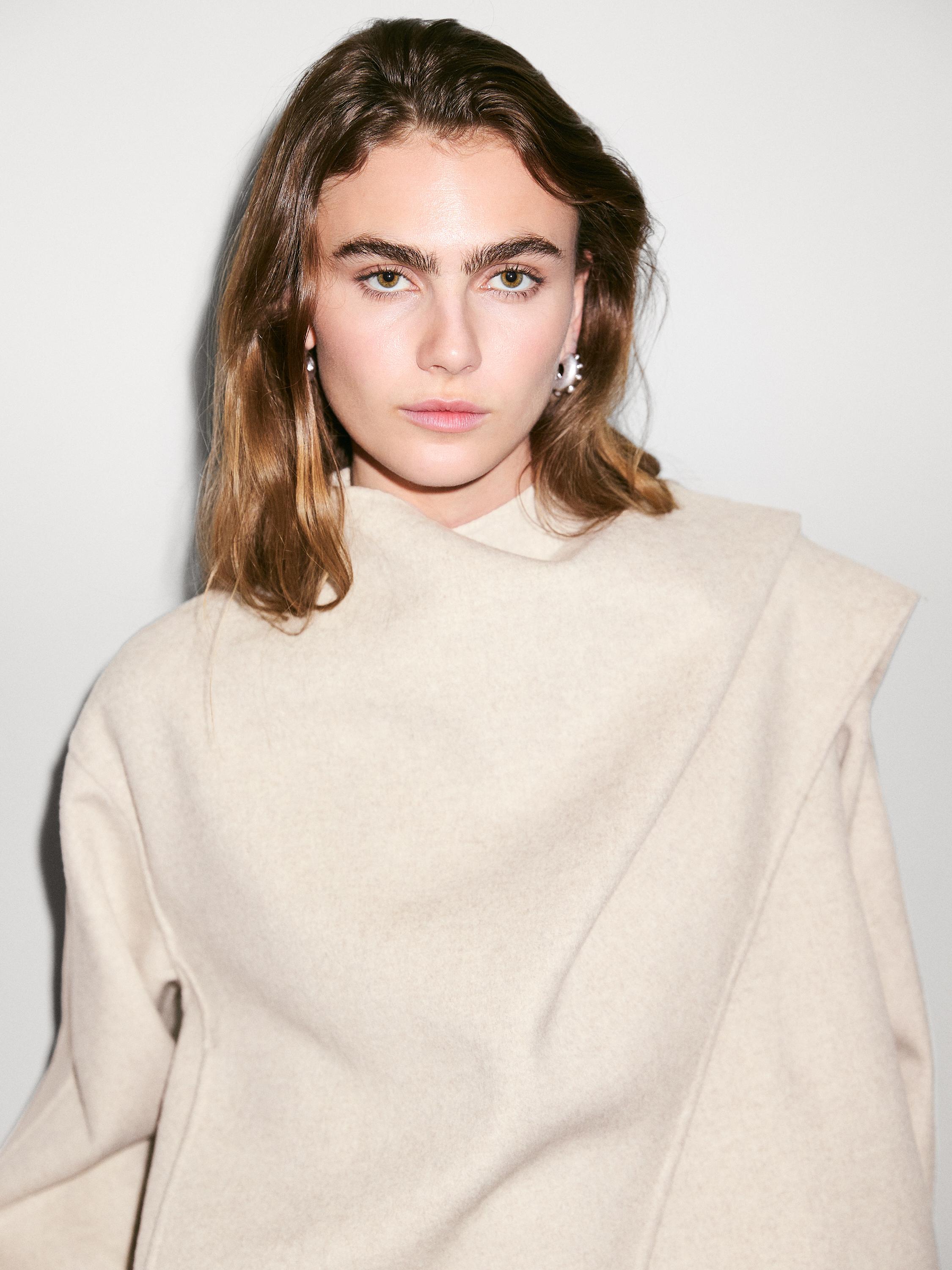 Minimalist High-Neck Soft Knit Sweater for Women