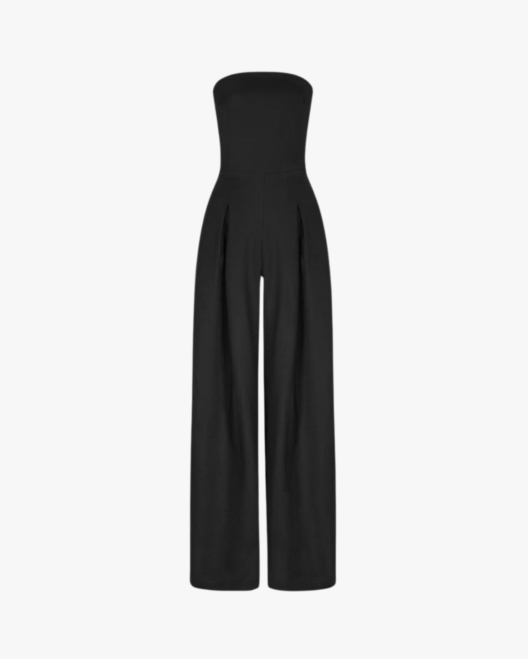 Strapless Wide-Leg Elegant Women’s Jumpsuit