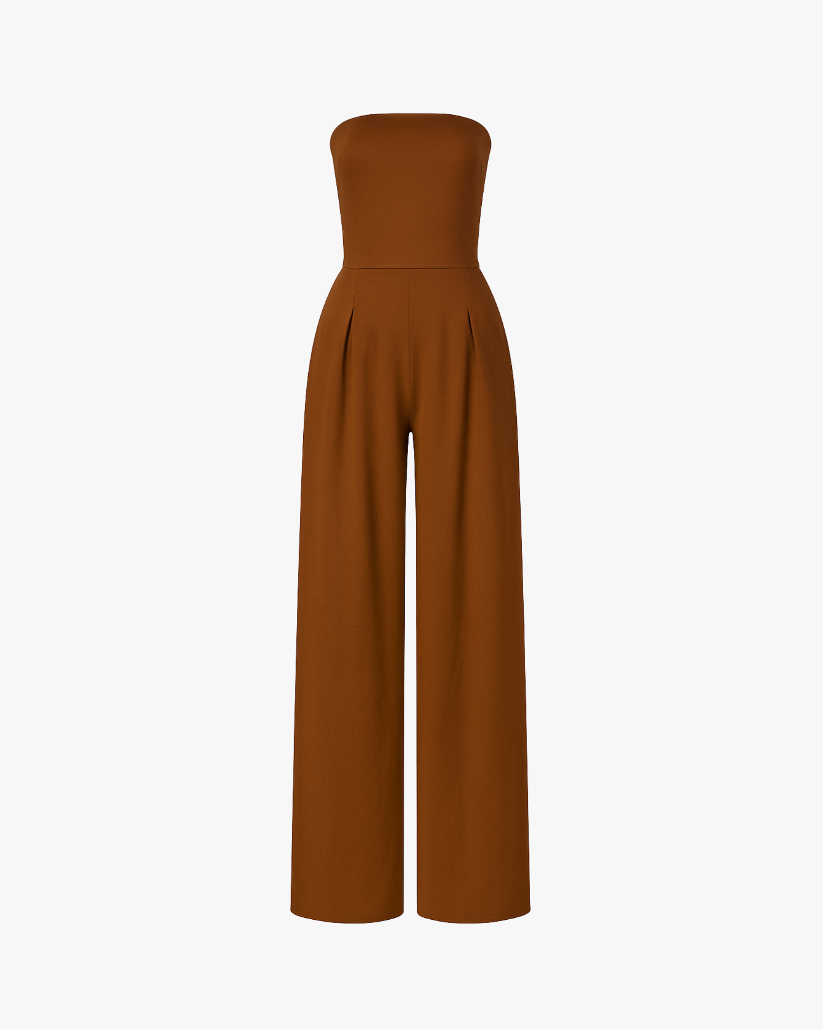 Strapless Wide-Leg Elegant Women’s Jumpsuit
