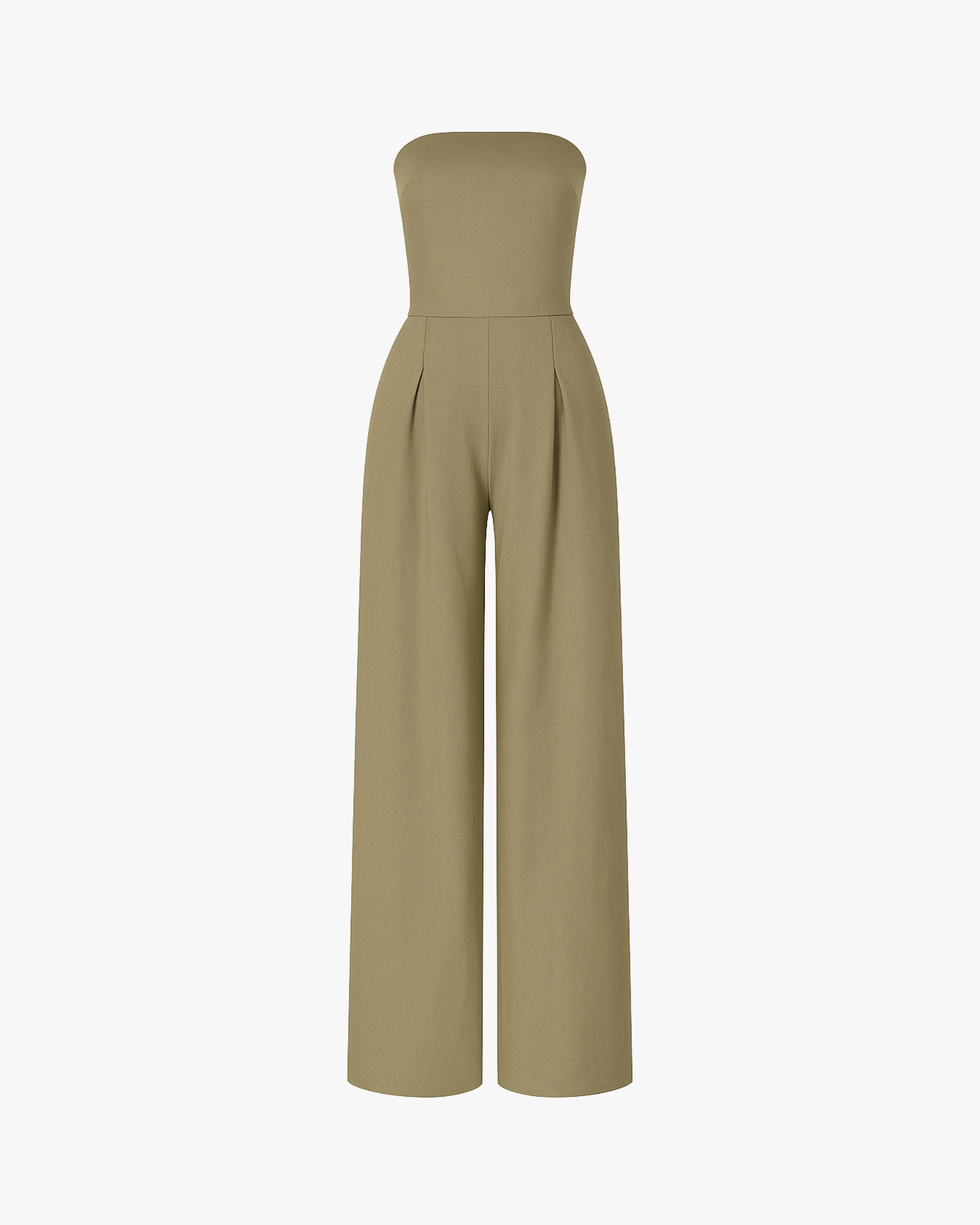 Strapless Wide-Leg Elegant Women’s Jumpsuit