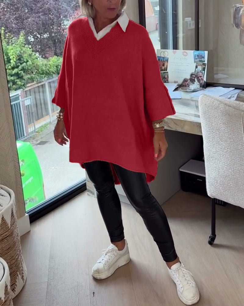 Relaxed Knit Tunic Top for Effortless Everyday Comfort