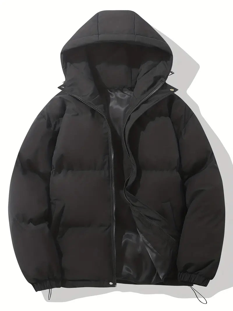 Oversized Puffer Jacket with Hood