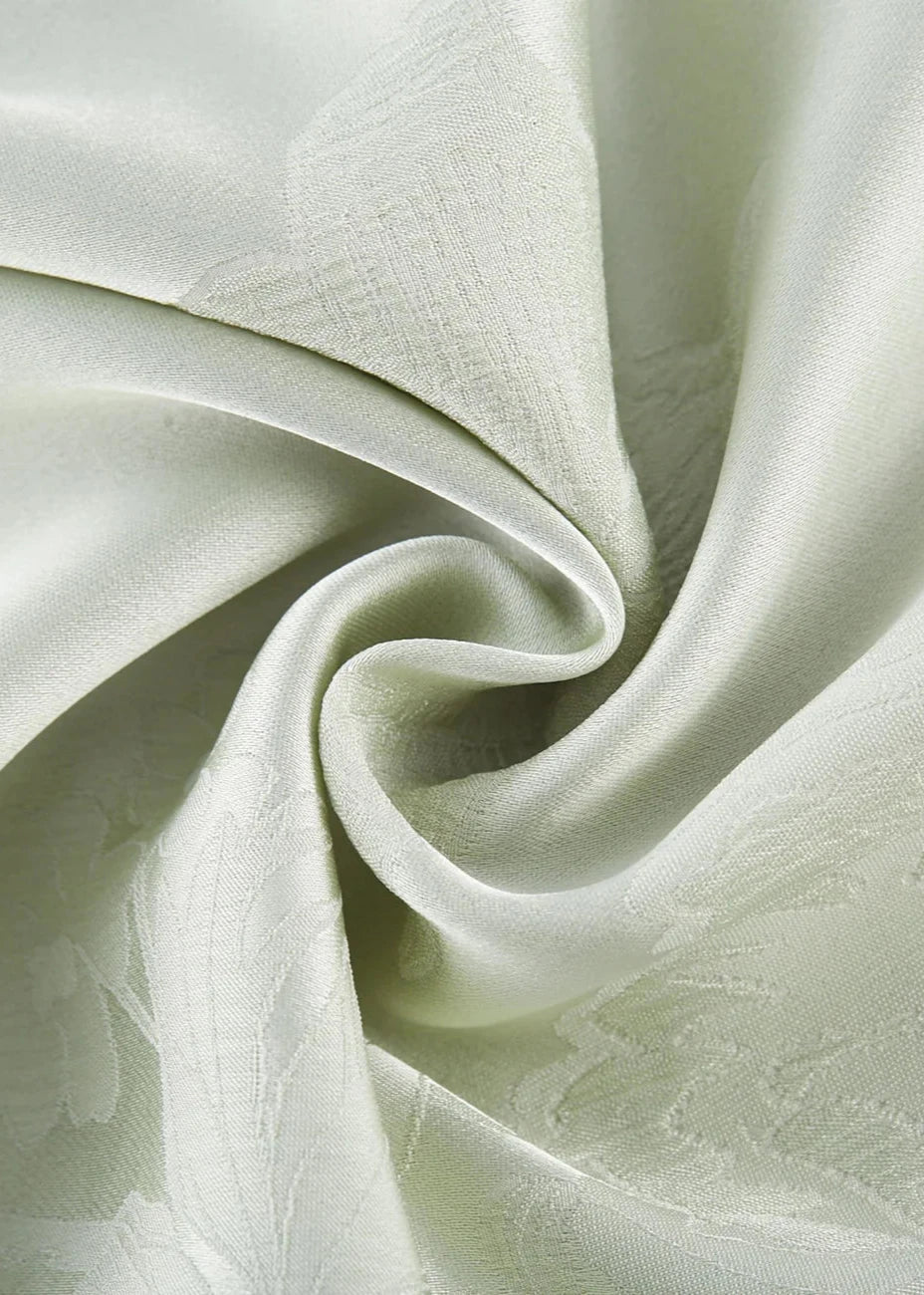 Satin Corset-Back Maxi Dress with Cowl Neck