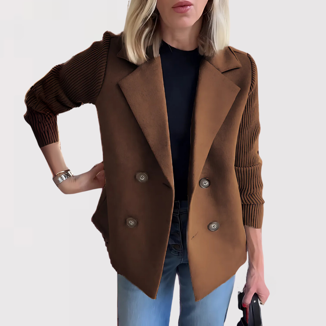 Double Breasted Tailored Blazer for Polished Everyday Style