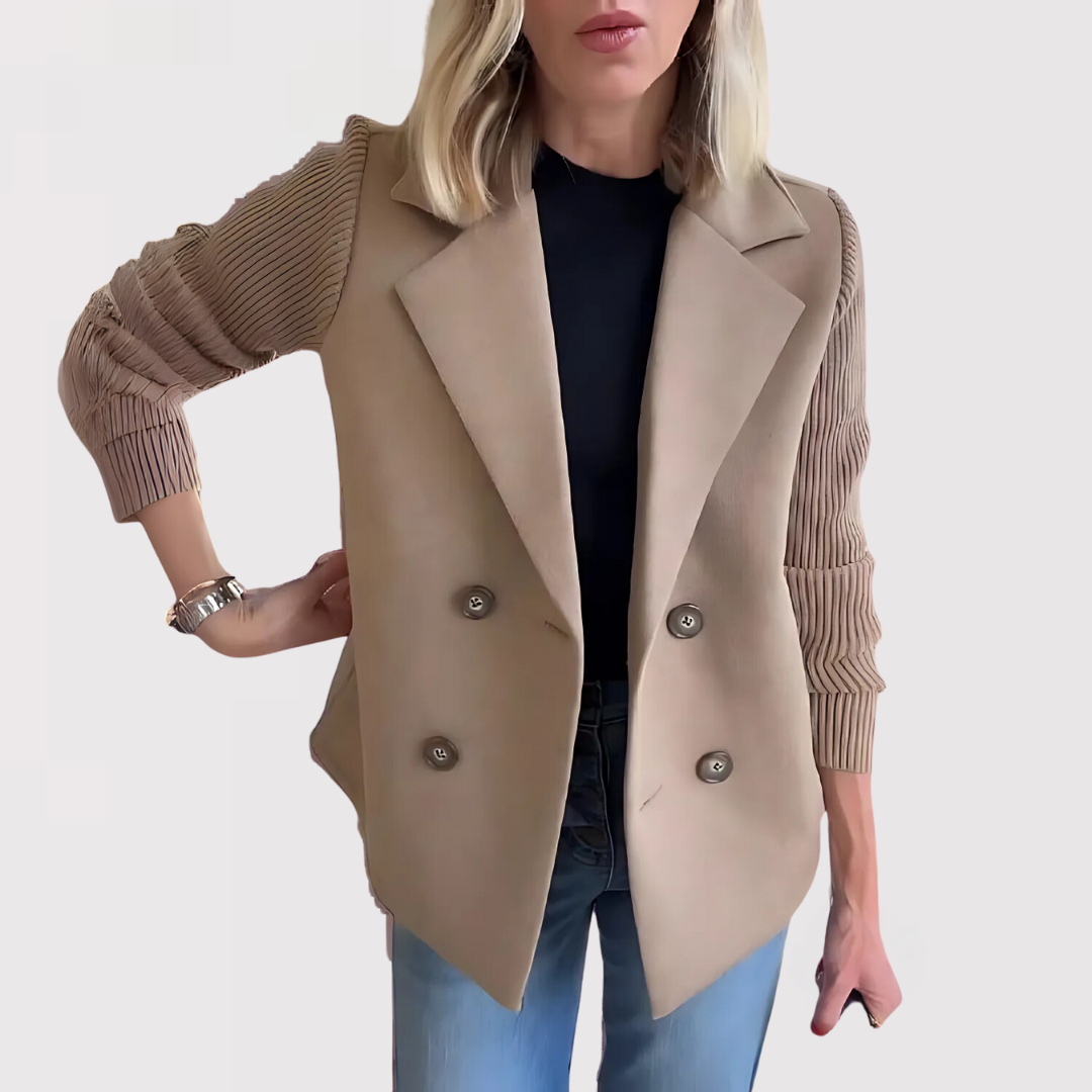 Double Breasted Tailored Blazer for Polished Everyday Style