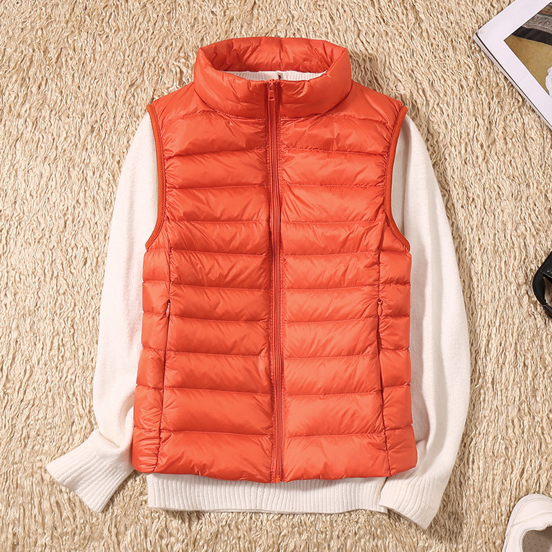 Lightweight Quilted Zip Vest for Everyday Layering Comfort