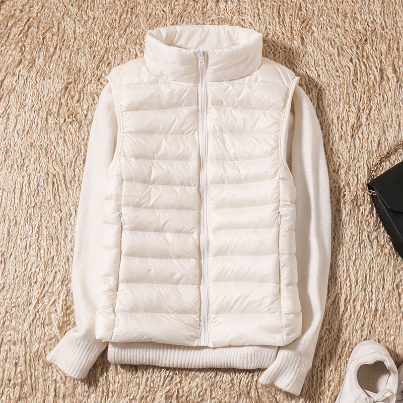 Lightweight Quilted Zip Vest for Everyday Layering Comfort