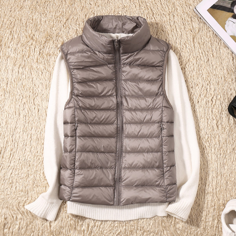 Lightweight Quilted Zip Vest for Everyday Layering Comfort