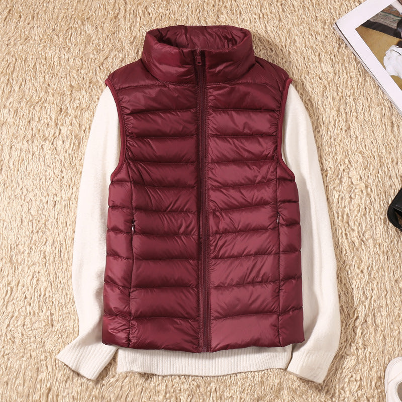 Lightweight Quilted Zip Vest for Everyday Layering Comfort