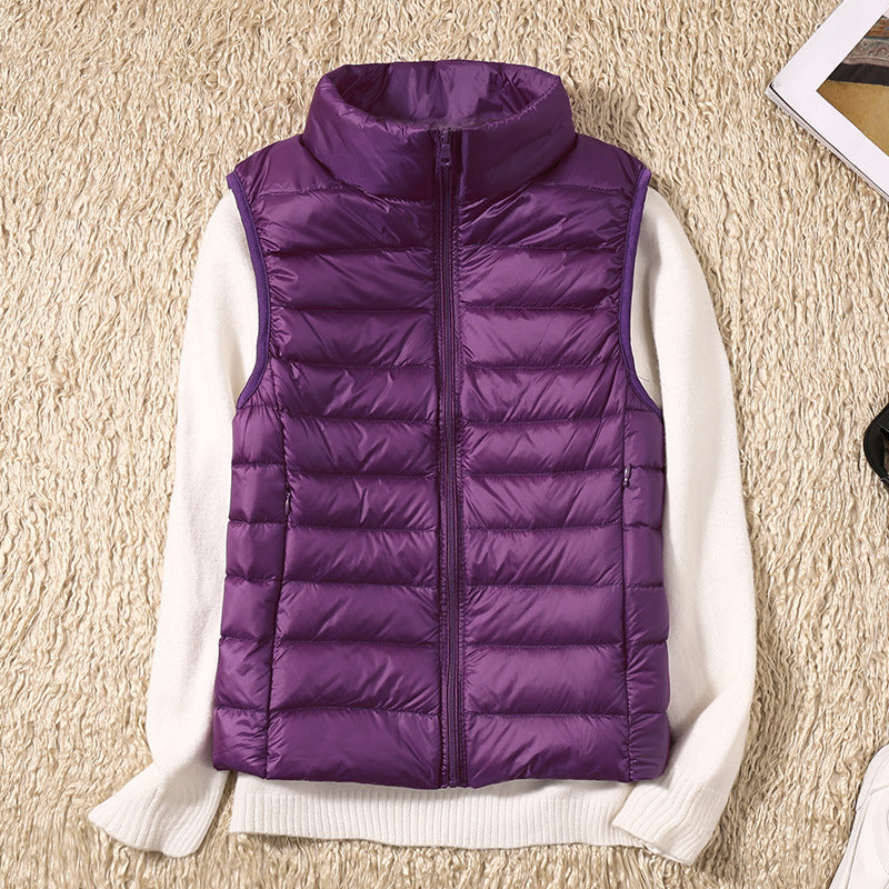 Lightweight Quilted Zip Vest for Everyday Layering Comfort