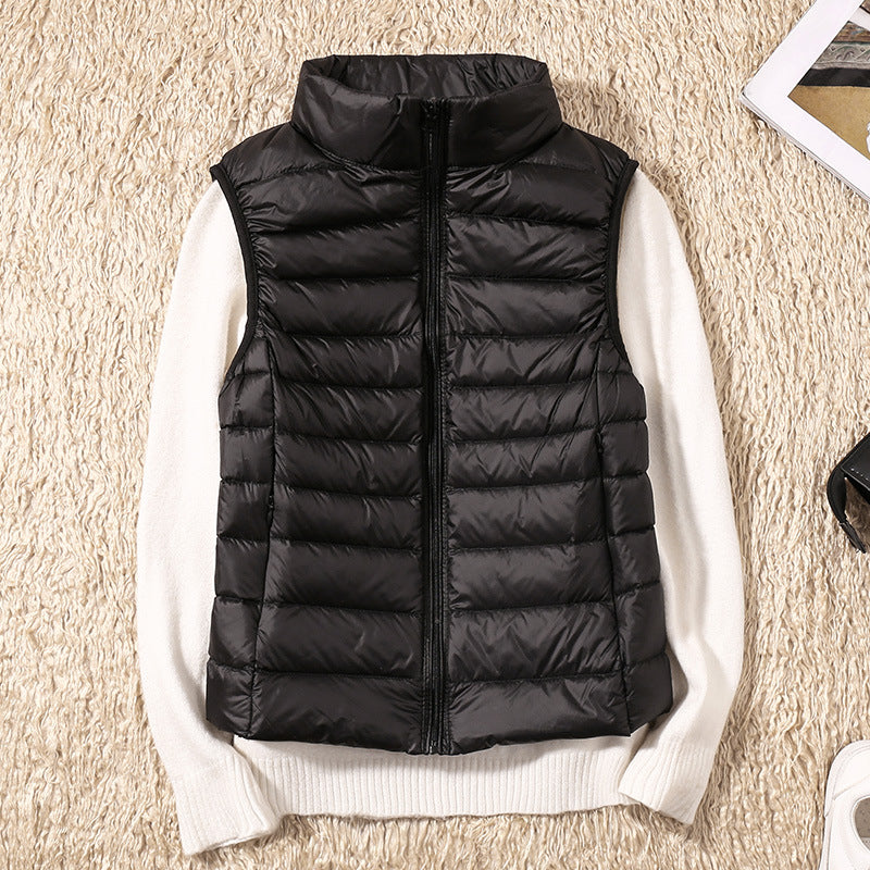 Lightweight Quilted Zip Vest for Everyday Layering Comfort