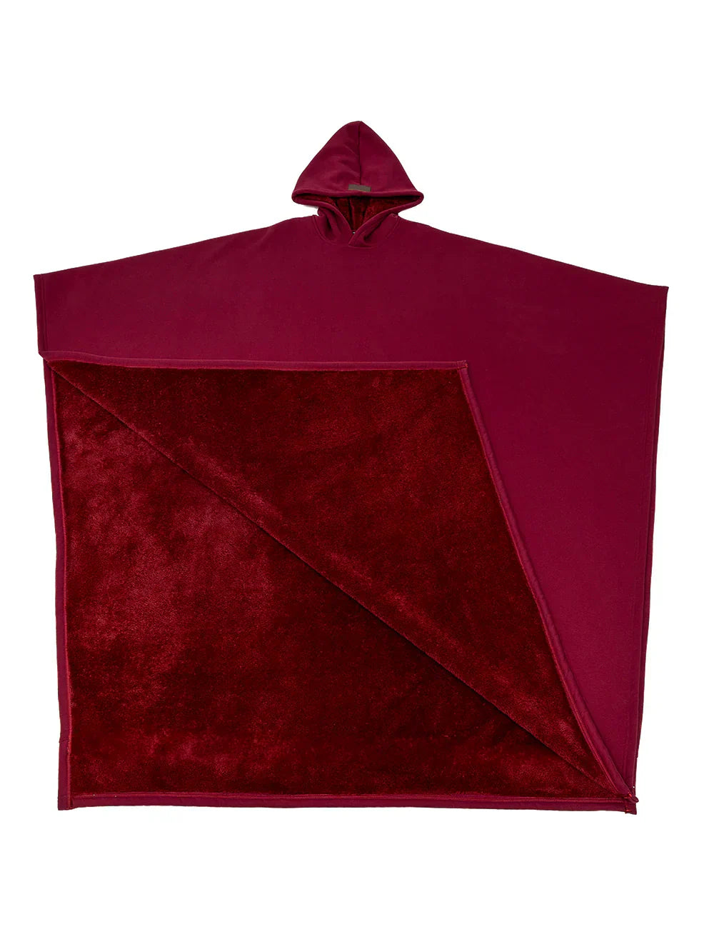 Oversized Hooded Fleece Cloak – Ultra-Warm Cozy Cape for Effortless Style