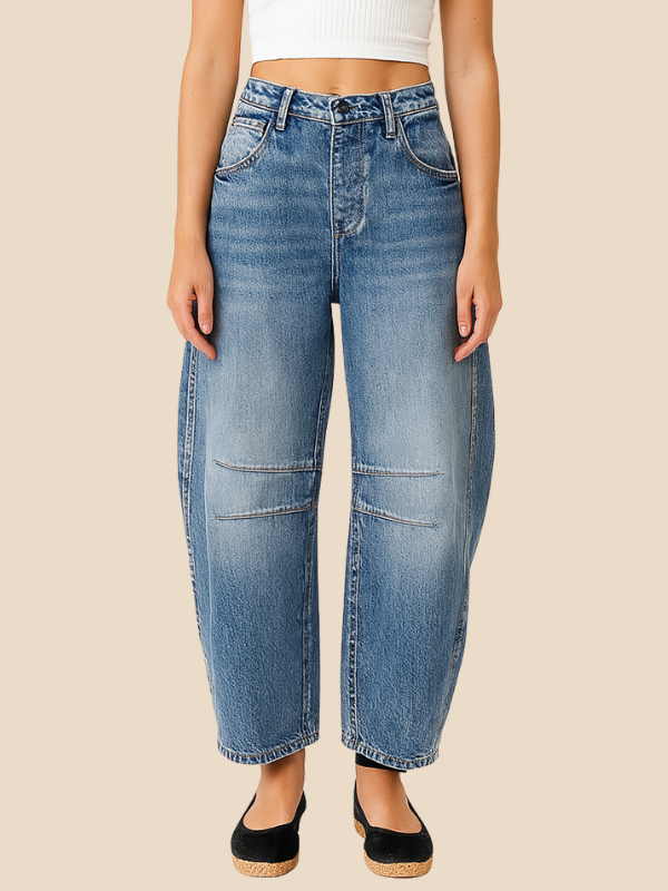 High-Waisted Leopard Print Wide-Leg Pants