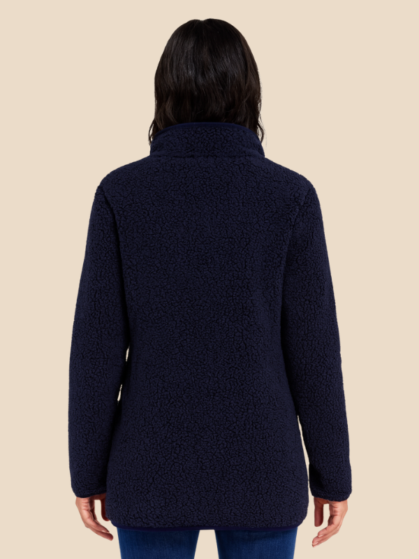 Women’s Soft Fleece Zip-Up Jacket with Pockets