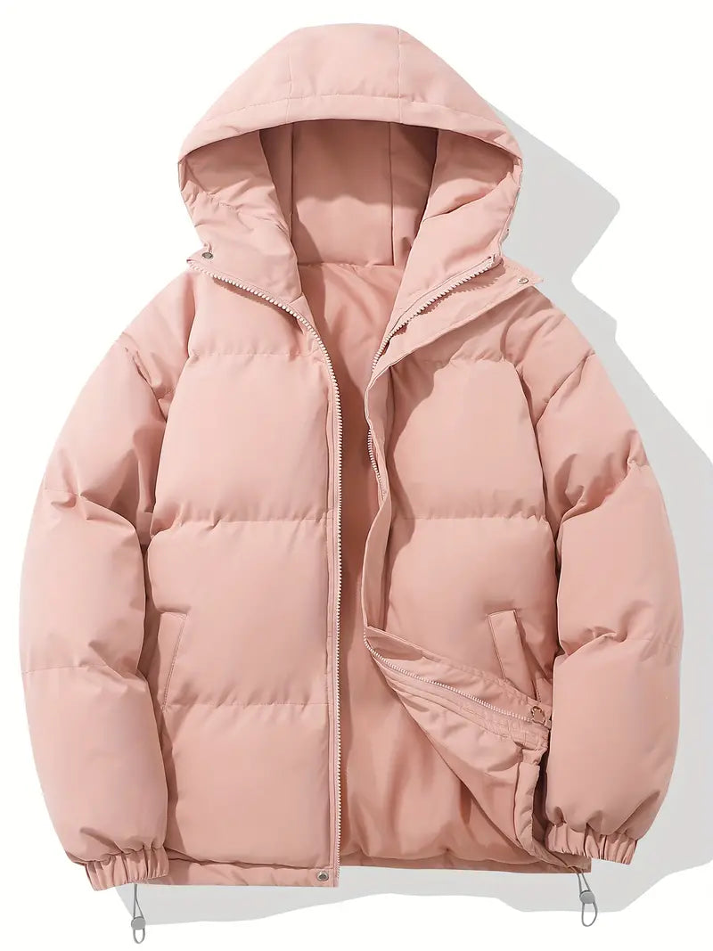 Oversized Puffer Jacket with Hood