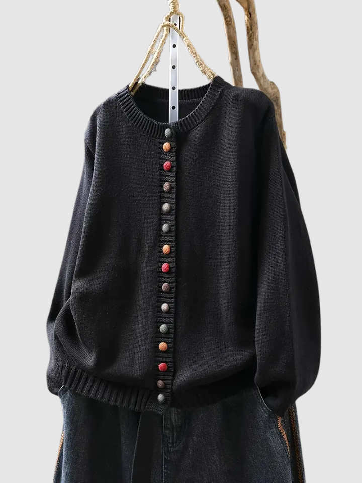 Classic Button Front Knit Cardigan