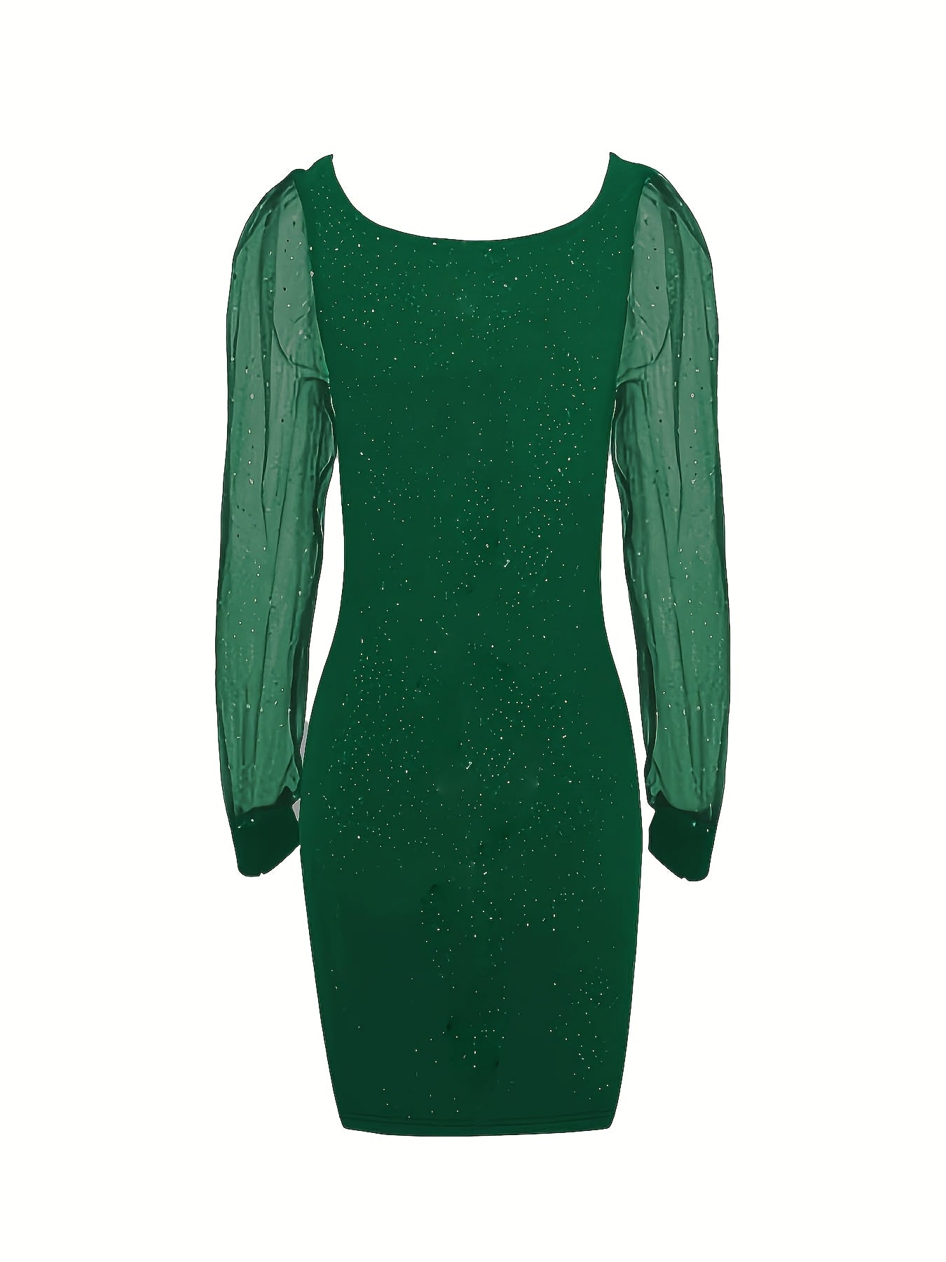 Long Sleeve Sequin Bodycon Midi Dress for Elegant Evenings