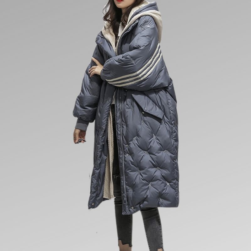 Women’s Long Hooded Puffer Coat