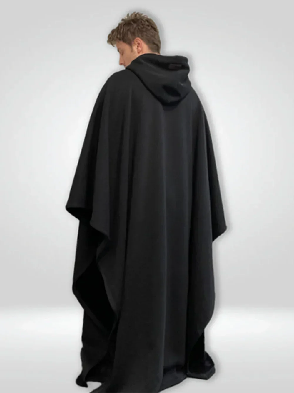 Oversized Hooded Fleece Cloak – Ultra-Warm Cozy Cape for Effortless Style