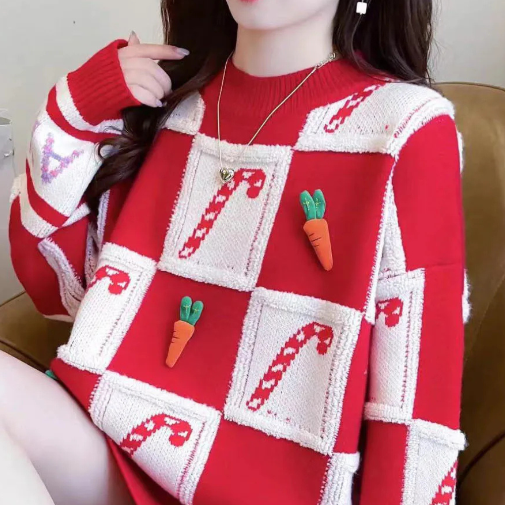 Festive Knit Sweater for Cozy Holiday Style