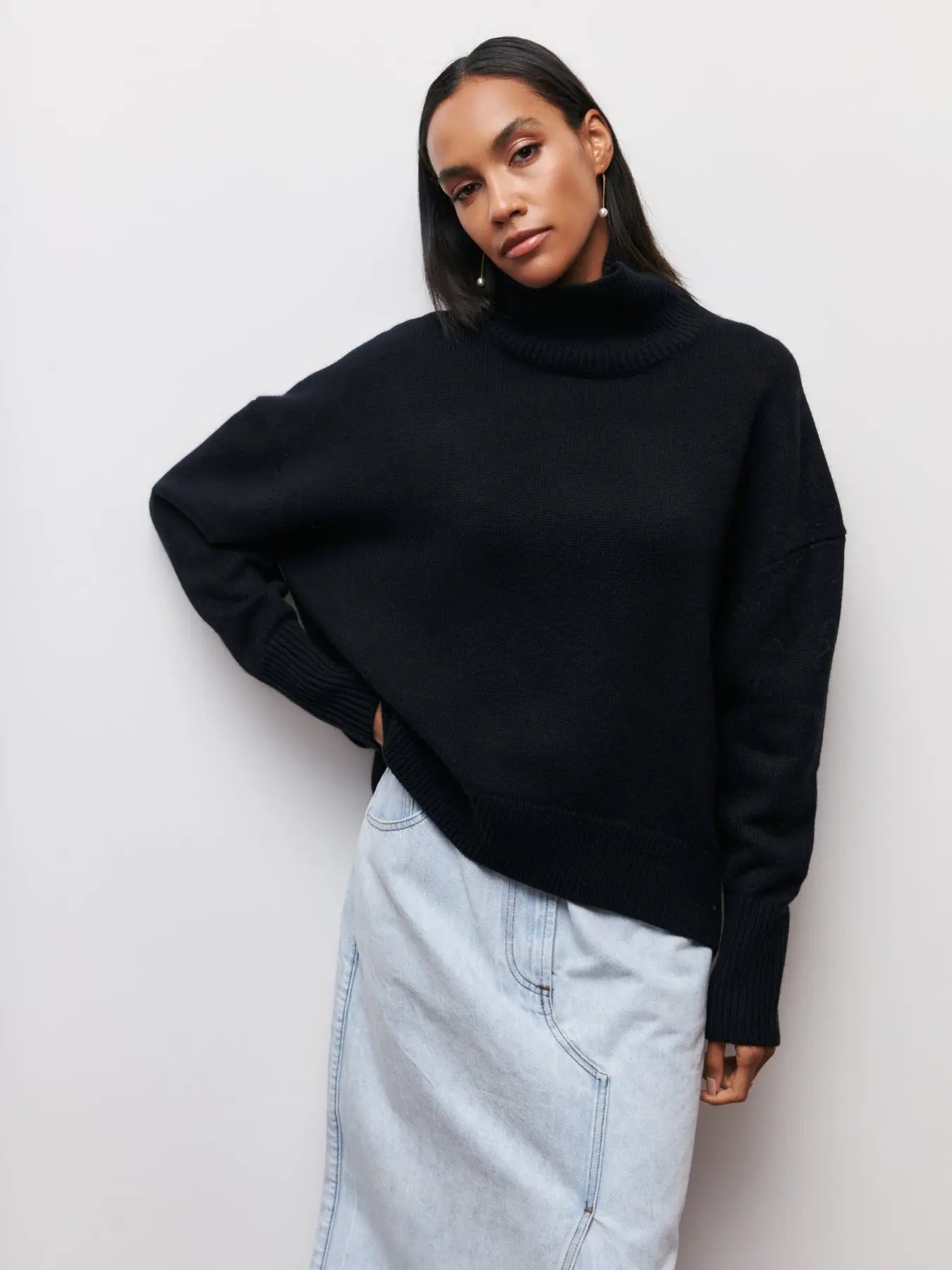 Women’s Oversized Turtleneck Sweater