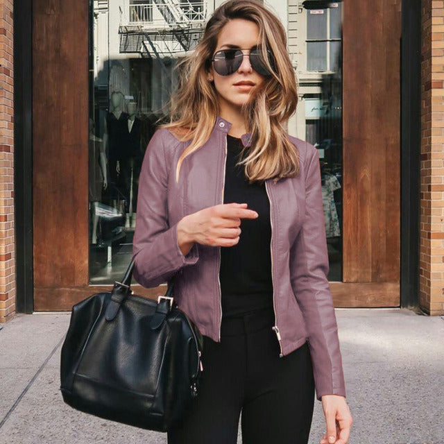 Sleek Zip Front Jacket for Modern Everyday Style
