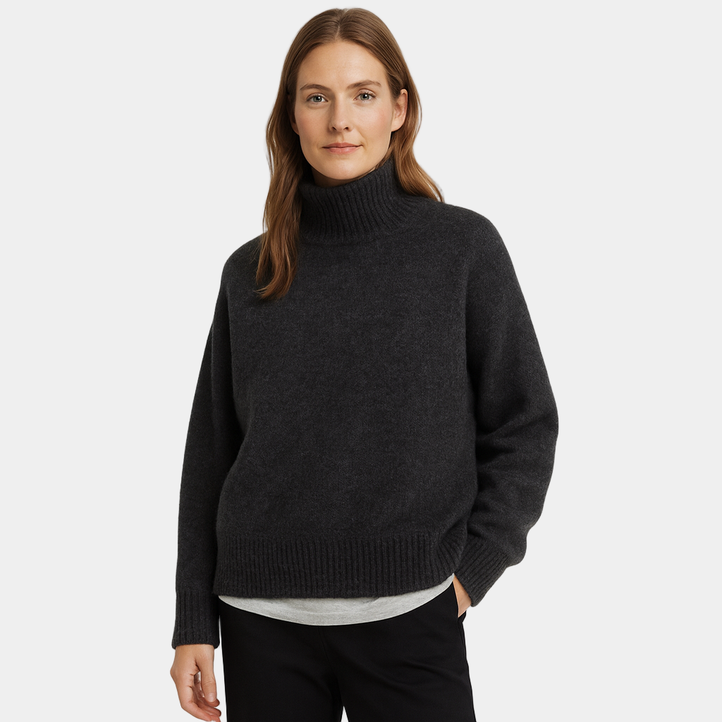 Women’s Cozy Wool Blend Turtleneck Sweater
