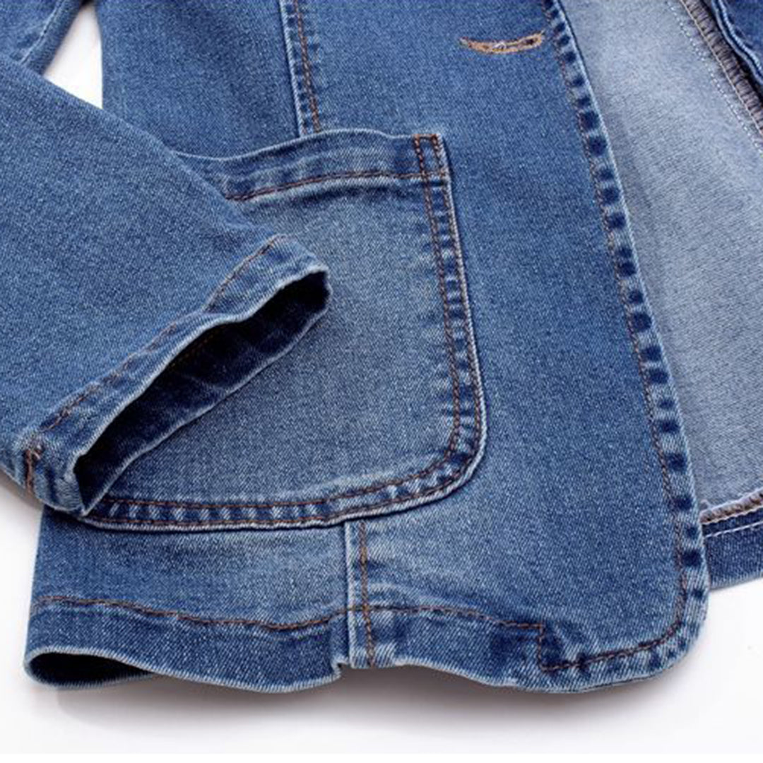 Women’s Casual Denim Blazer Jacket