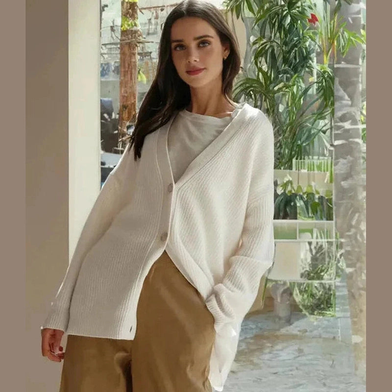 Women’s Oversized Cozy Knit Button Cardigan
