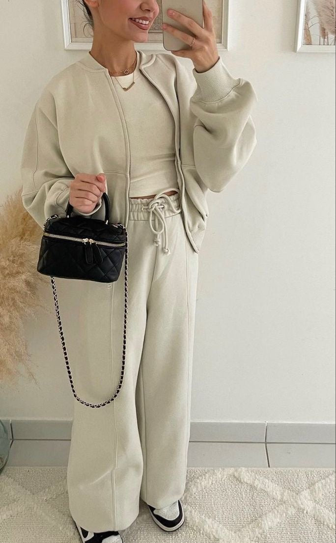 Relaxed Tailored Jacket and Pants Set