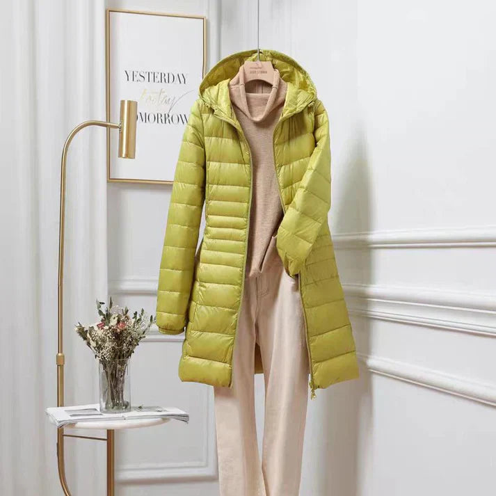 Lightweight Hooded Puffer Coat for Warm Everyday Comfort