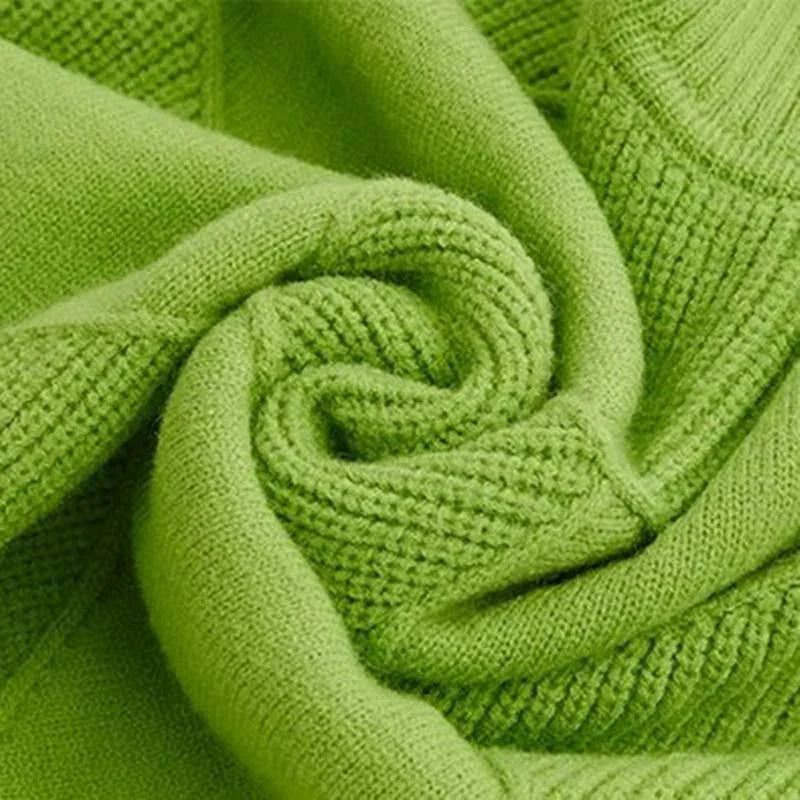 Textured Turtleneck Knit Sweater for Elegant Everyday Comfort