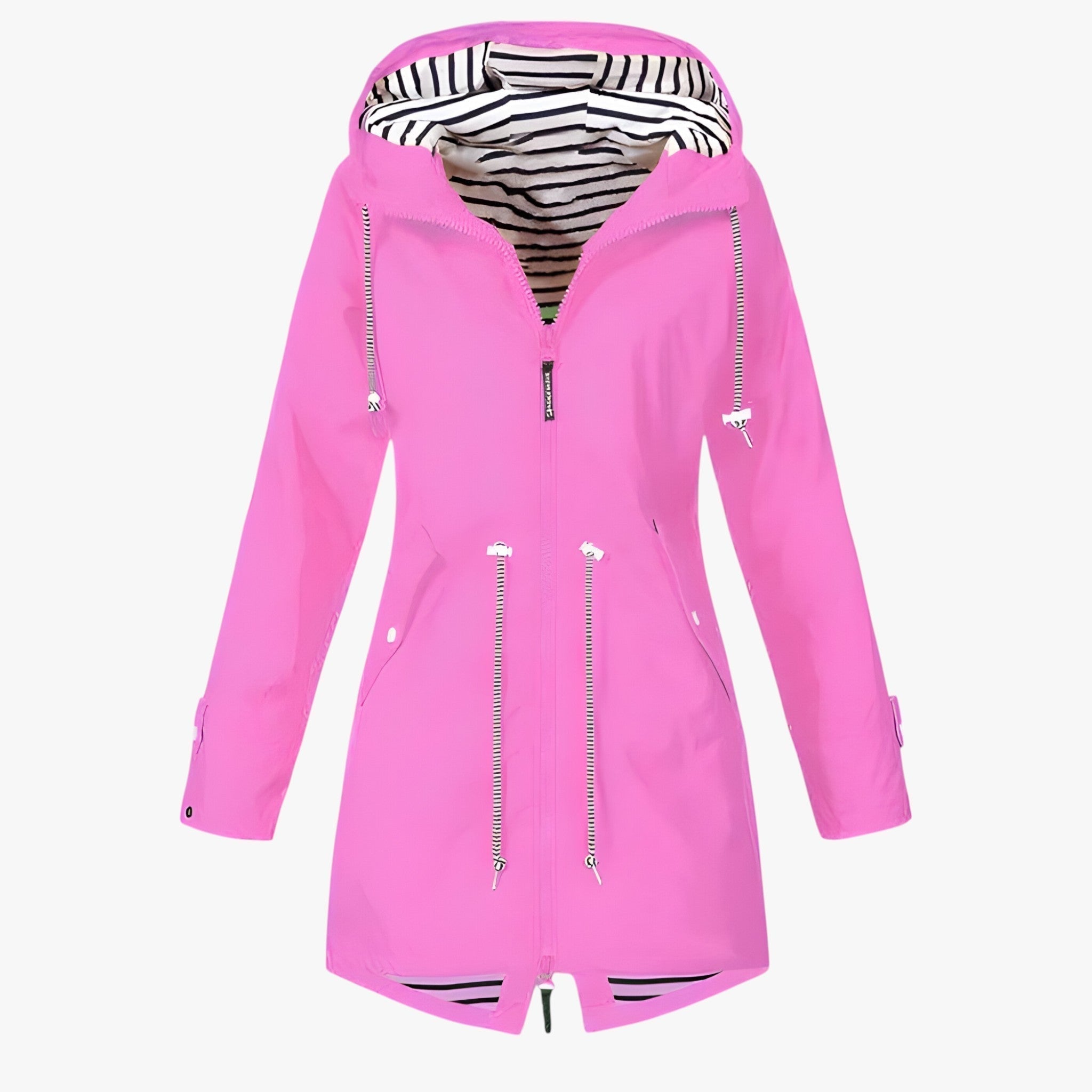 Women’s Waterproof Hooded Lightweight Rain Jacket