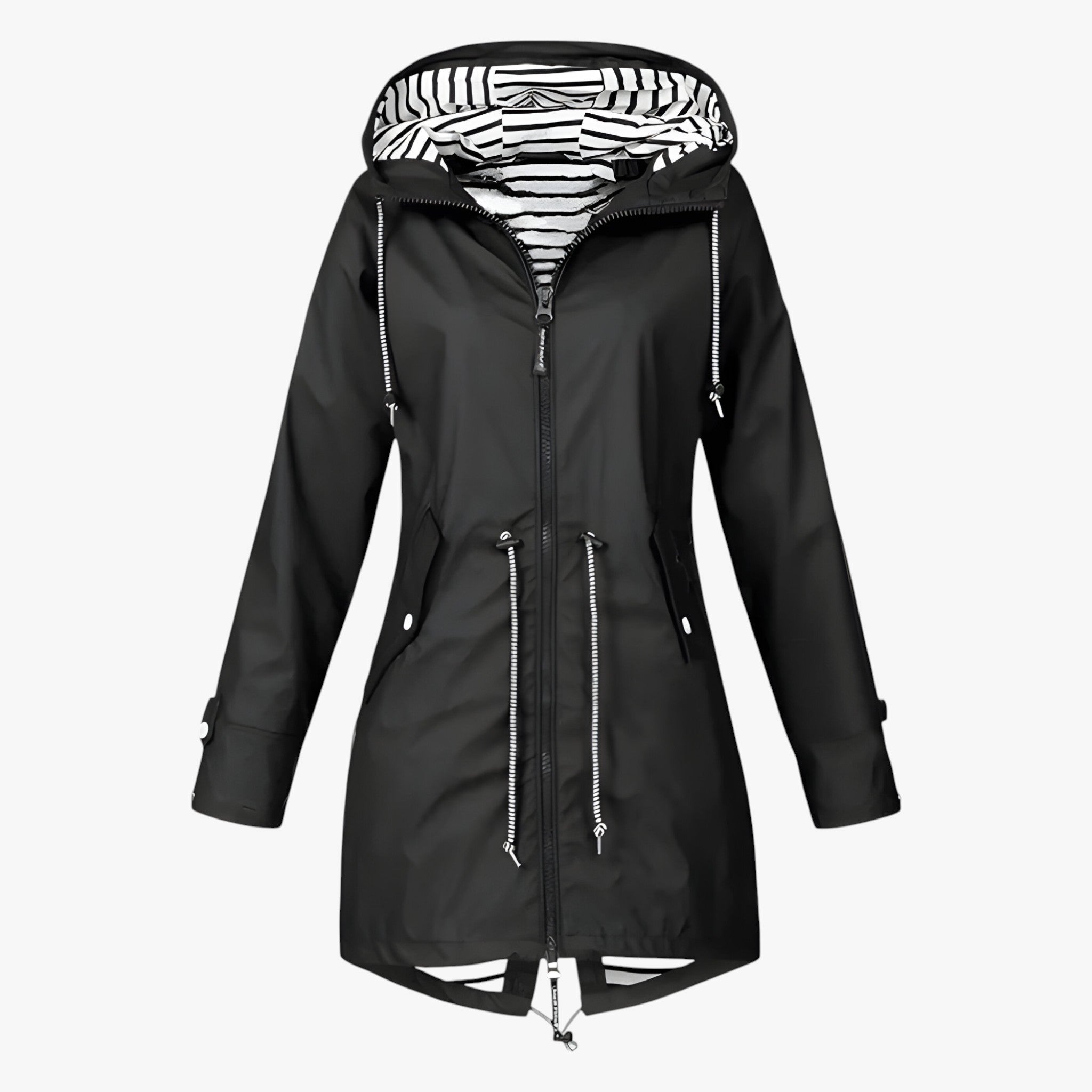 Women’s Waterproof Hooded Lightweight Rain Jacket