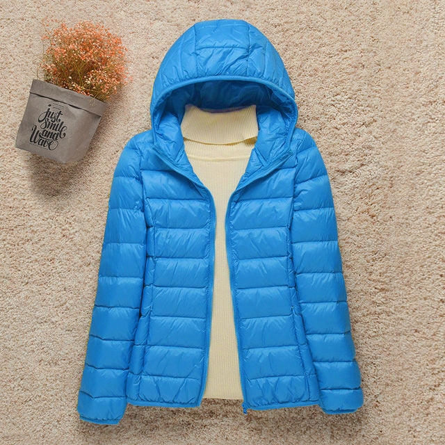 Lightweight Hooded Puffer Jacket for Warm Everyday Comfort