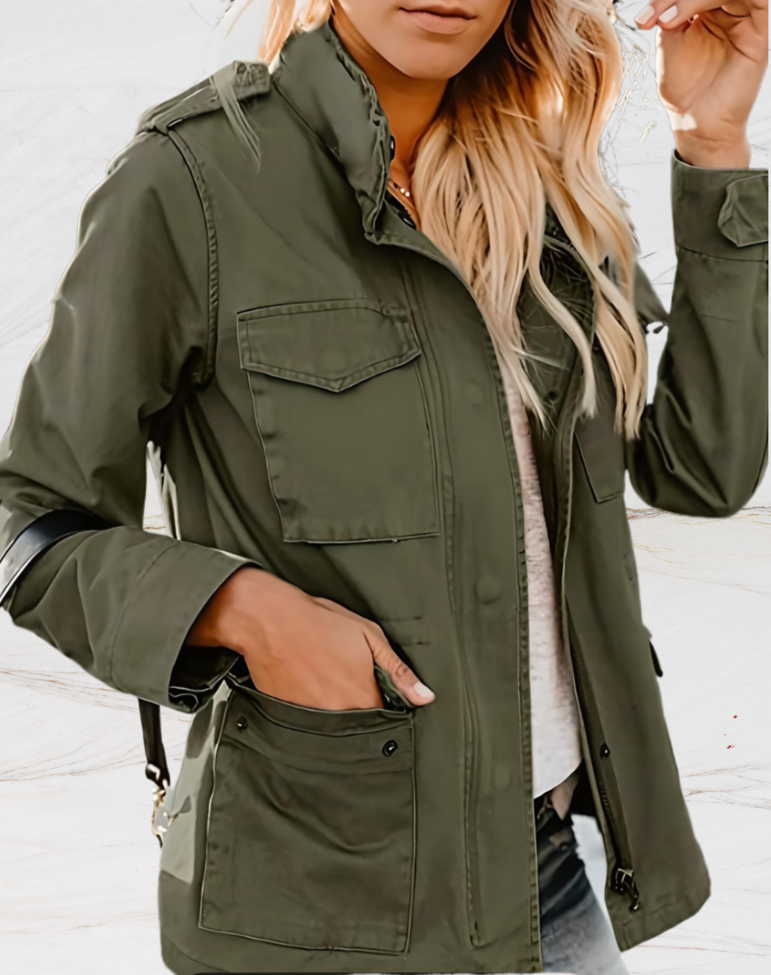 Classic Utility Button Jacket for Effortless Everyday Style