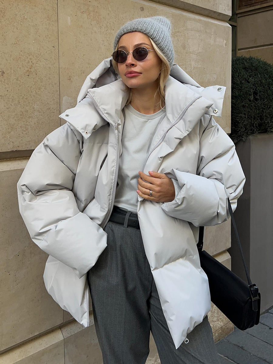Women’s Oversized Puffer Jacket – Ultra-Warm Winter Bubble Coat