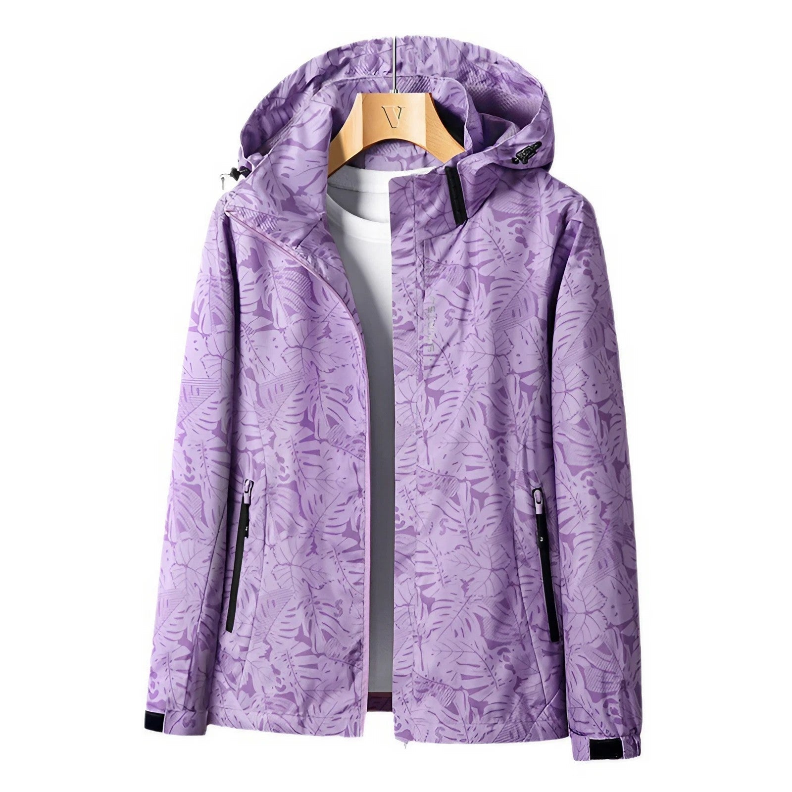 Lightweight Hooded Zip Jacket for Active Everyday Comfort