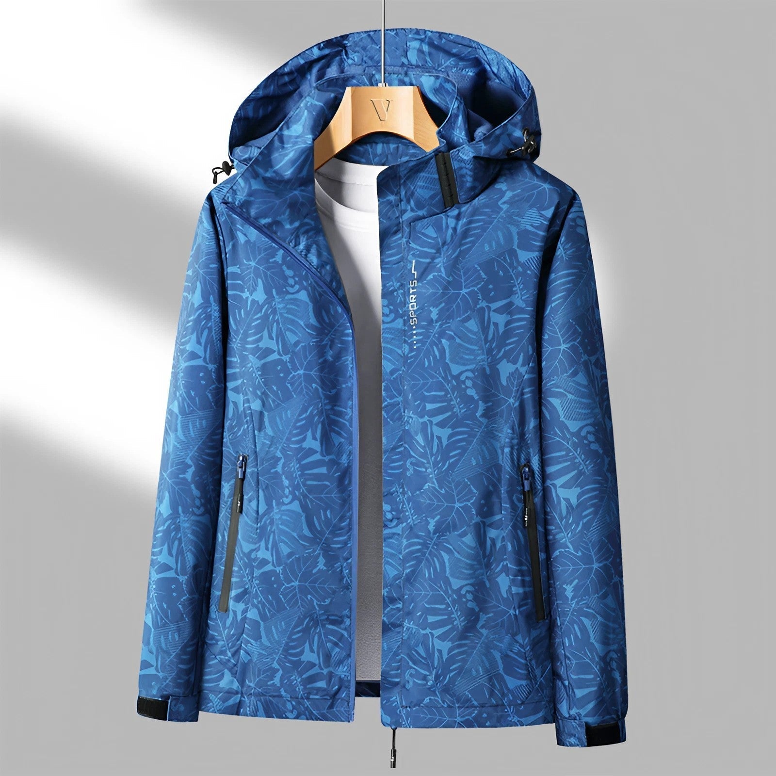 Lightweight Hooded Zip Jacket for Active Everyday Comfort