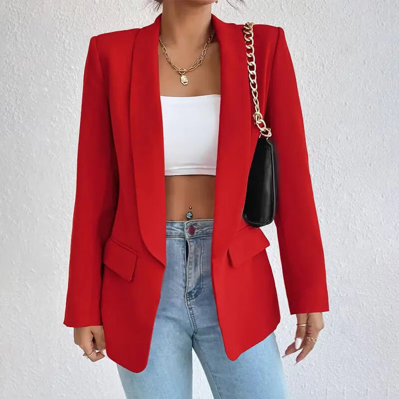 Women’s Fitted Tailored Casual Blazer