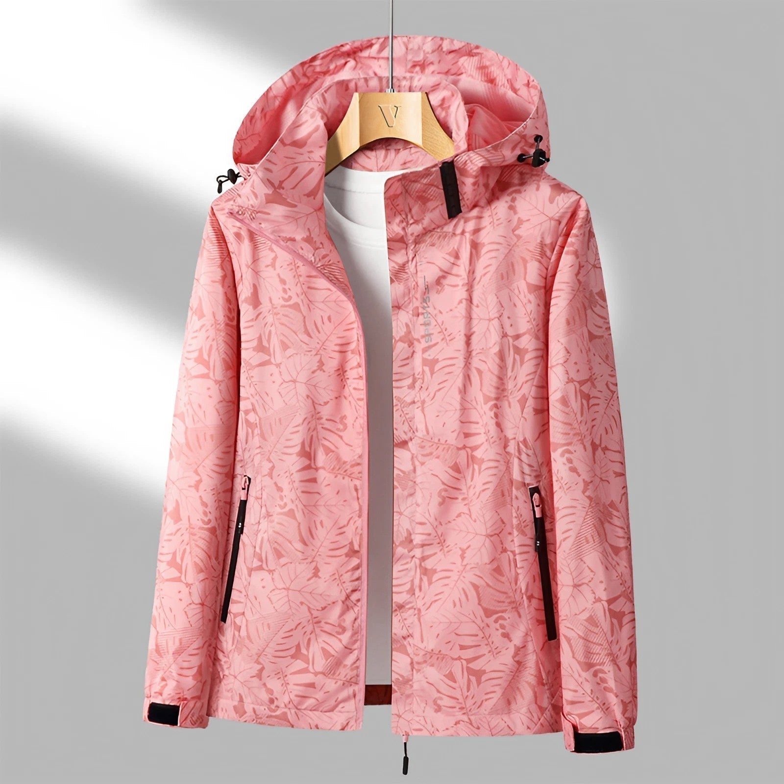 Lightweight Hooded Zip Jacket for Active Everyday Comfort
