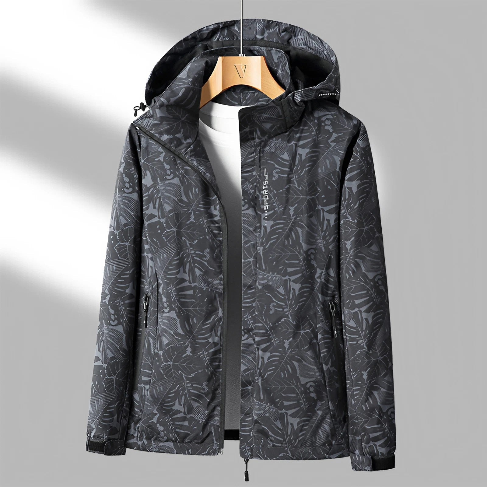 Lightweight Hooded Zip Jacket for Active Everyday Comfort